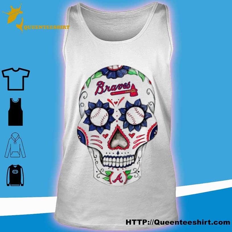 Atlanta Braves Sugar Skull Shirt - High-Quality Printed Brand