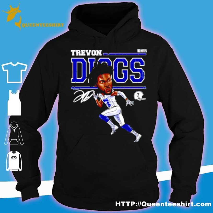 Dallas Cowboys Trevon Diggs cartoon signature shirt, hoodie, sweater and  v-neck t-shirt