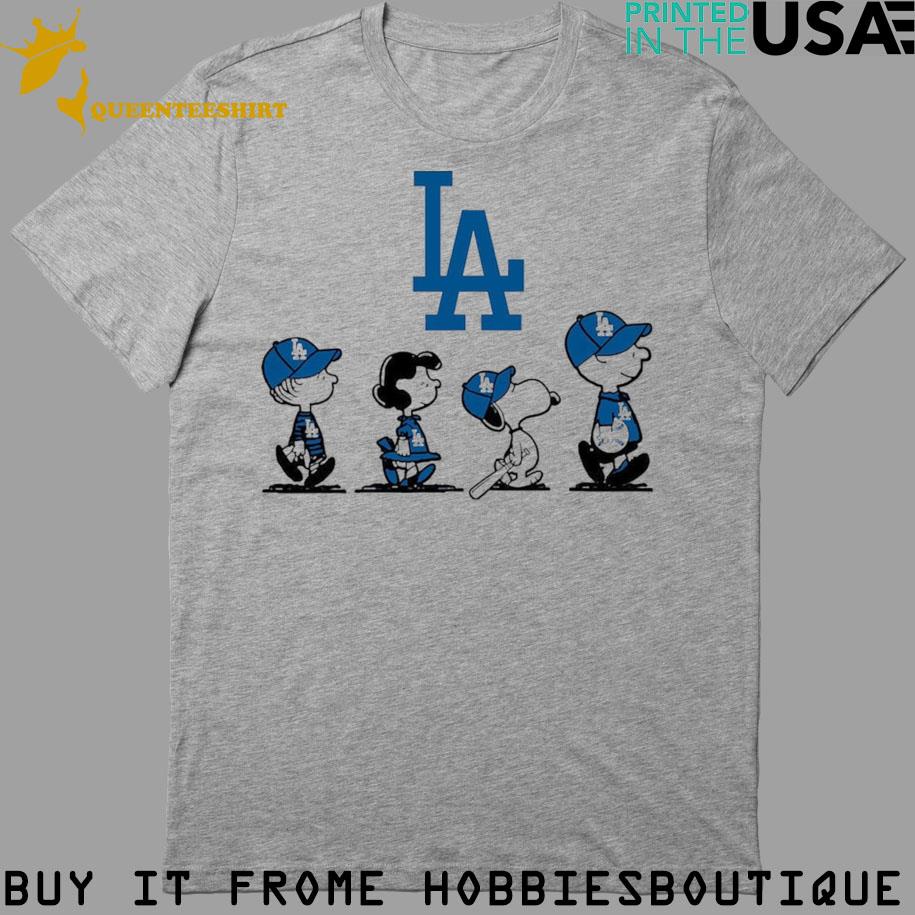 Baseball Los Angeles Dodgers The Peanut Character Charlie Brown And Snoopy  Walking Shirt, hoodie, sweater, long sleeve and tank top