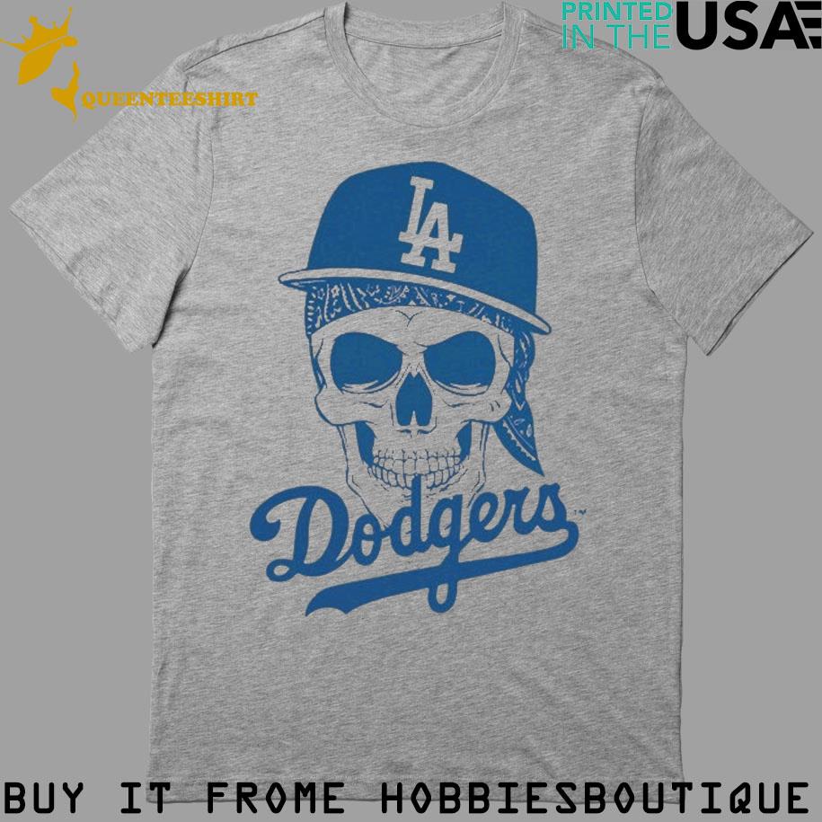 Skull bandana Los Angeles Dodgers shirt, hoodie, sweater, long sleeve and  tank top