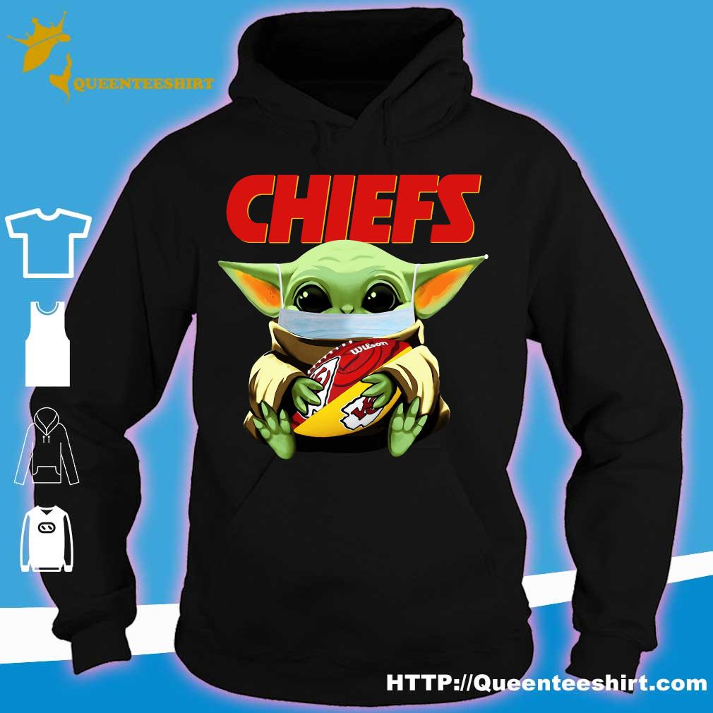 Baby Yoda Face mask hug Kansas City Chiefs shirt, hoodie, sweater, long  sleeve and tank top