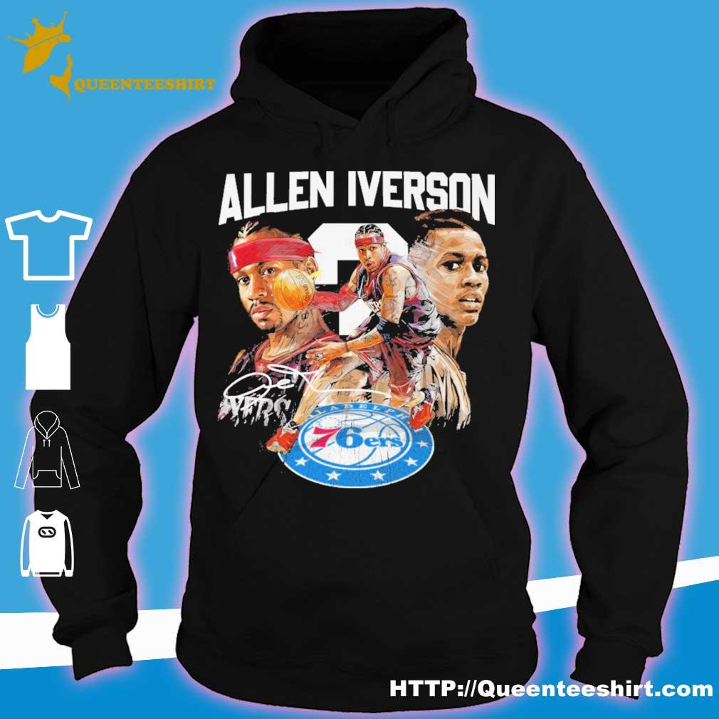 BALLALLDAY Allen Iverson Crossover Signature Hoodie, 76ers Gear, The Answer