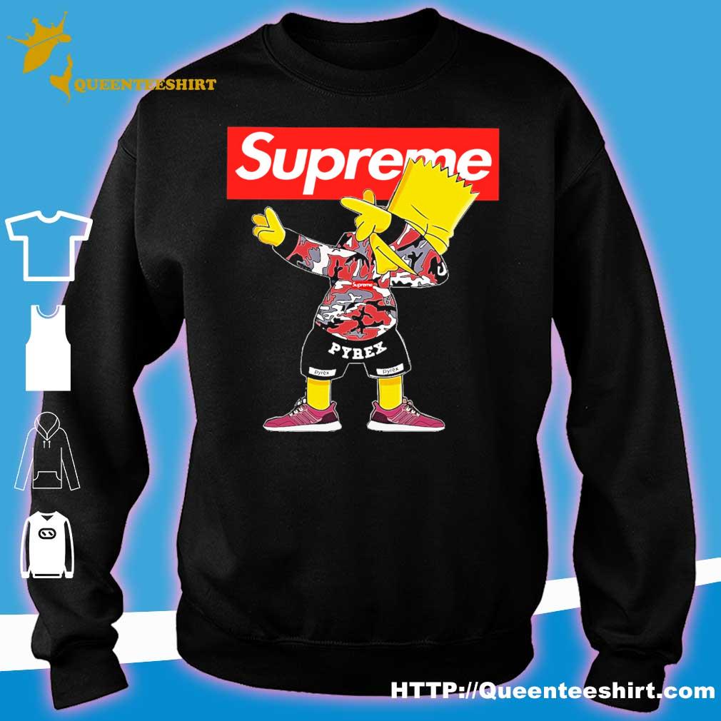 Bart Simpson Louis Vuitton Supreme The Simpsons Shirt – Full Printed Apparel