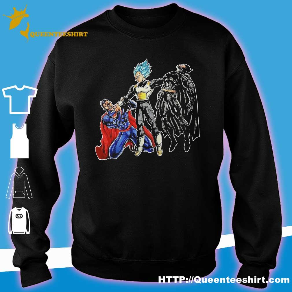 Goku Vegeta vs Superman Batman shirt, hoodie, sweater, long sleeve and tank  top